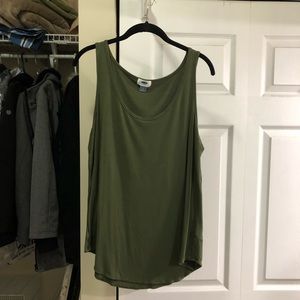 Super soft army green tank